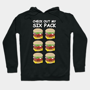 Check Out My Six Pack - Burger Version Hoodie